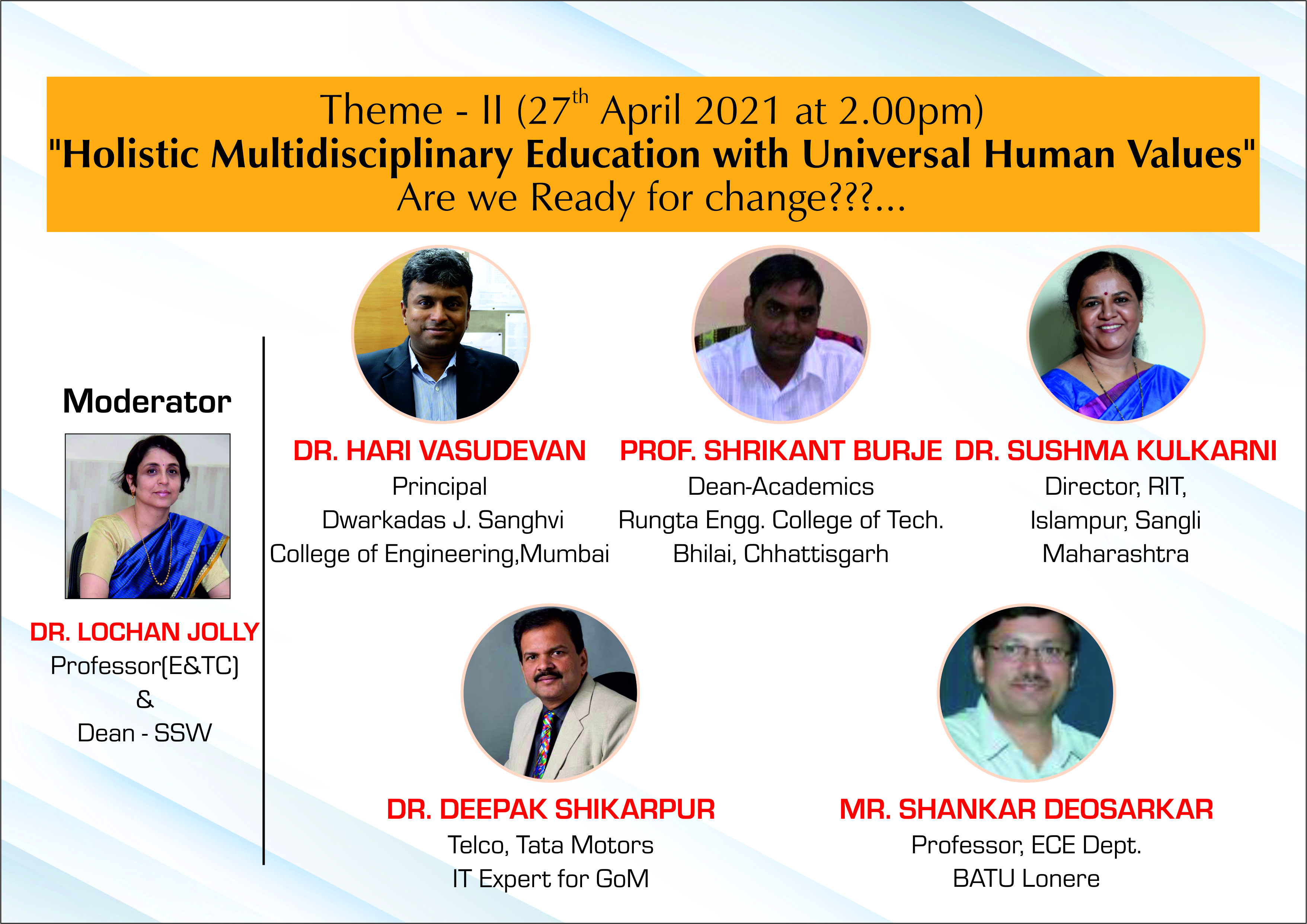 Holistic Multidisciplinary Education with Universal Human Values 